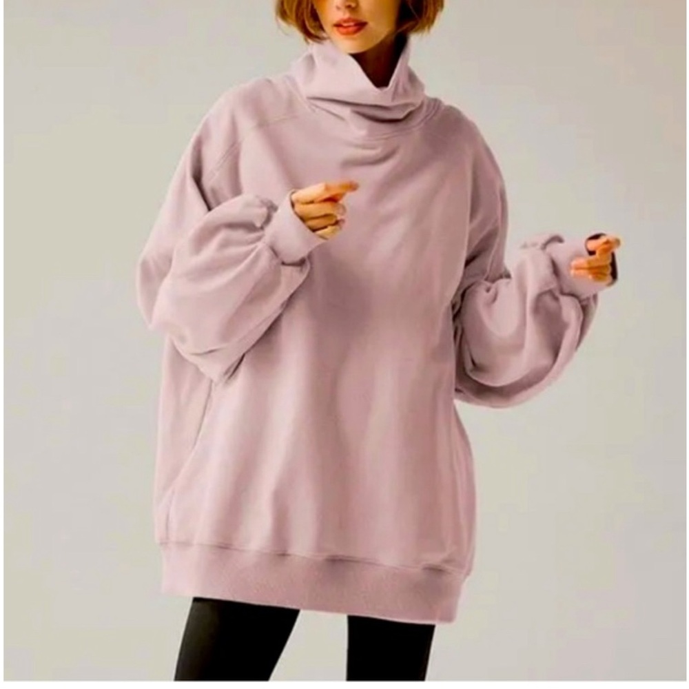 LIT activewear oversized pink sweatshirt Sz large